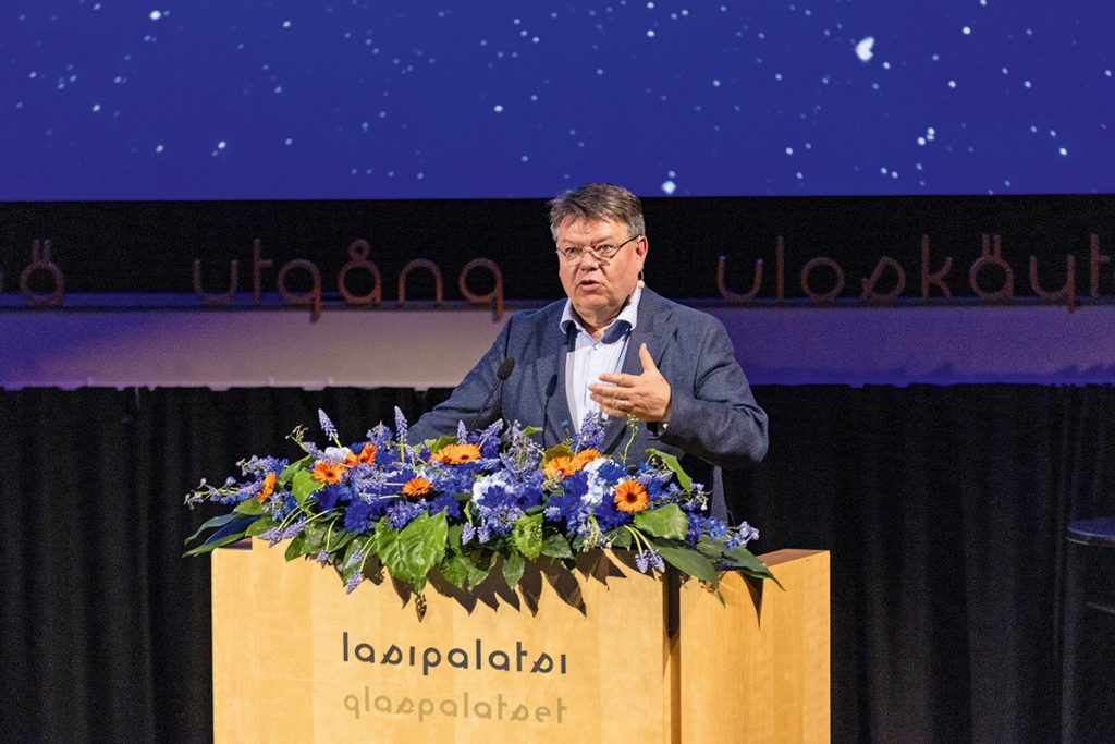 Petteri Taalas Äyräpää symposiumissa 2025 Ilmastonmuutoksen ja luontokadon pysäyttäminen etenee hitaasti