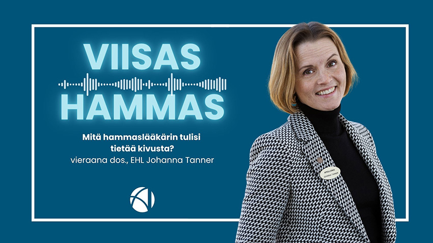 Johanna Tanner Viisas Hammas -podcastissa.